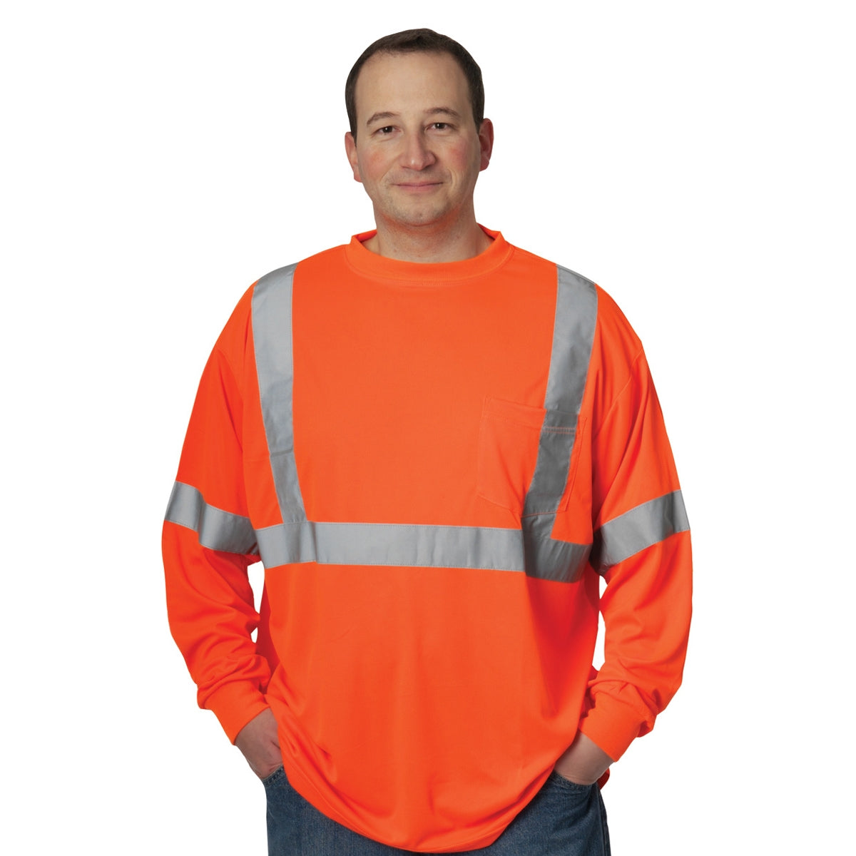 Yellow/Lime Safety Shirt - PIP - Reflective Visibility