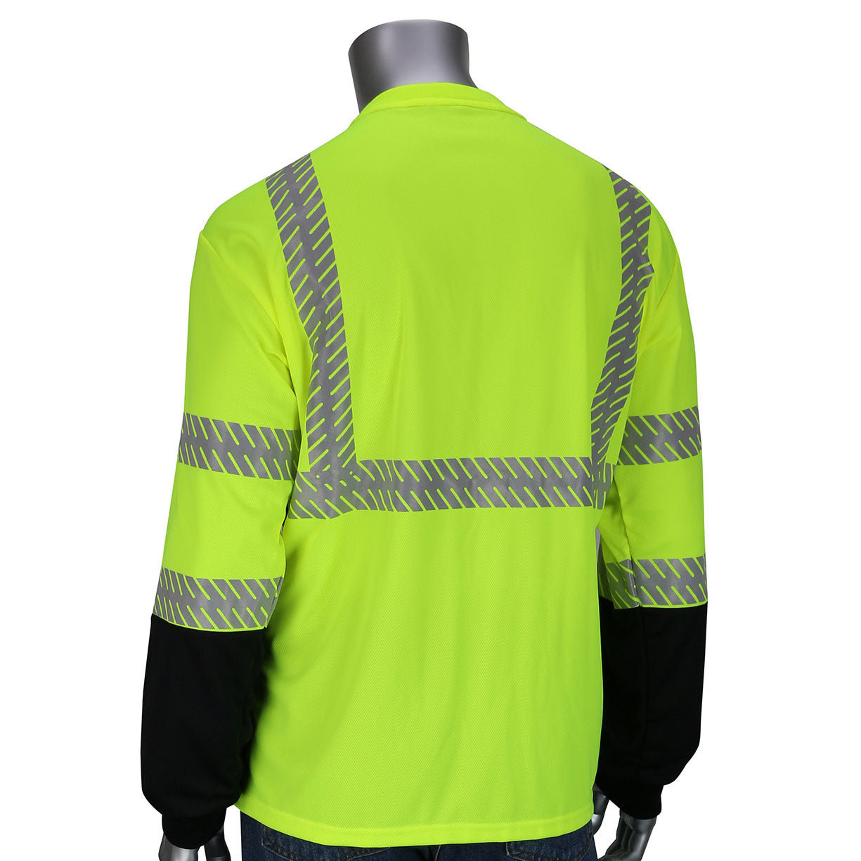 Yellow Lime Safety Shirt - PIP - Built-In Insect Repellent