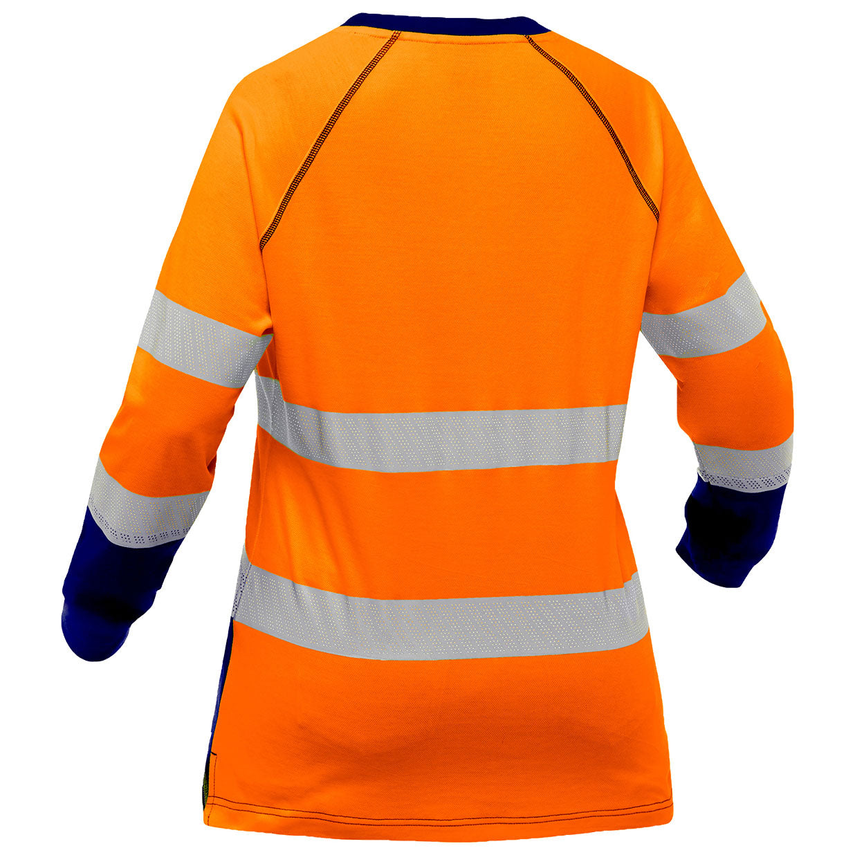 Orange/Navy Safety Shirts - PIP - Reflective Comfort