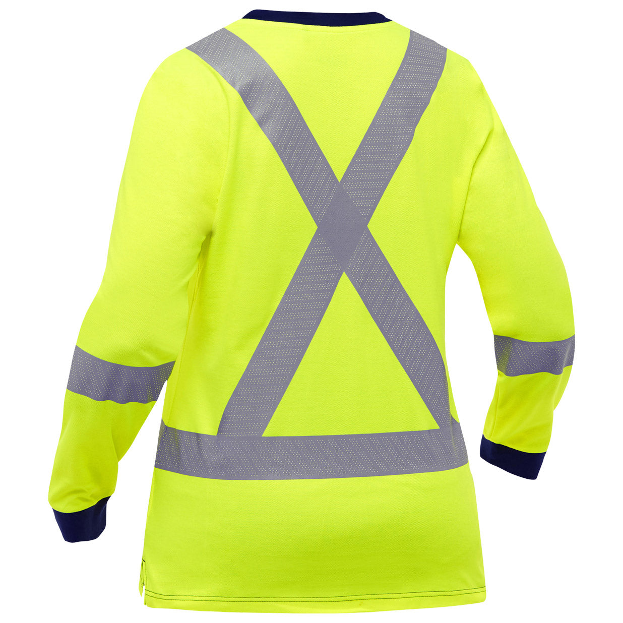 Yellow/Lime Safety Shirt - PIP - Reflective Fabric