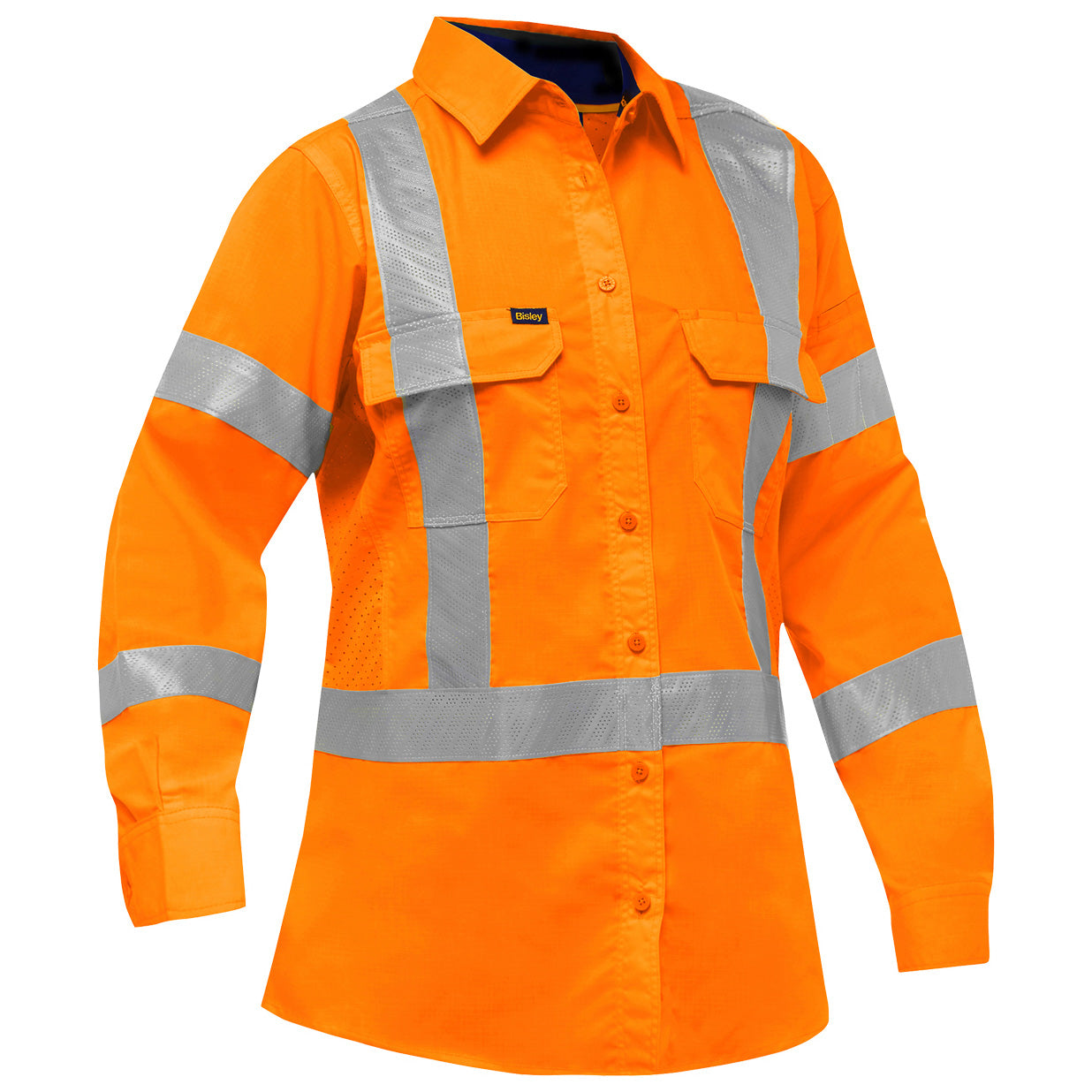 Orange Safety Shirts - PIP - Lightweight Reflective