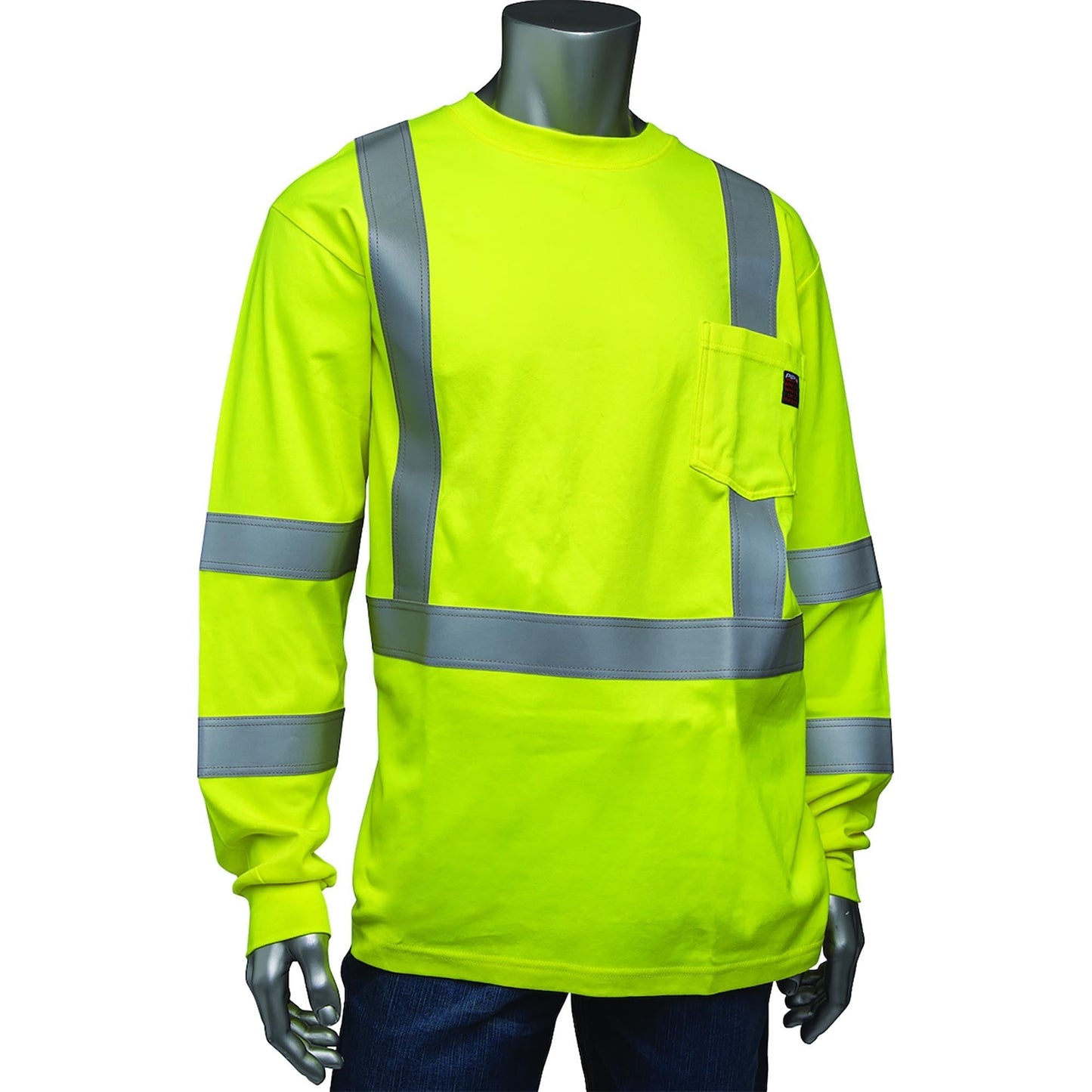 Yellow/Lime Safety Shirt - PIP - High-Visibility