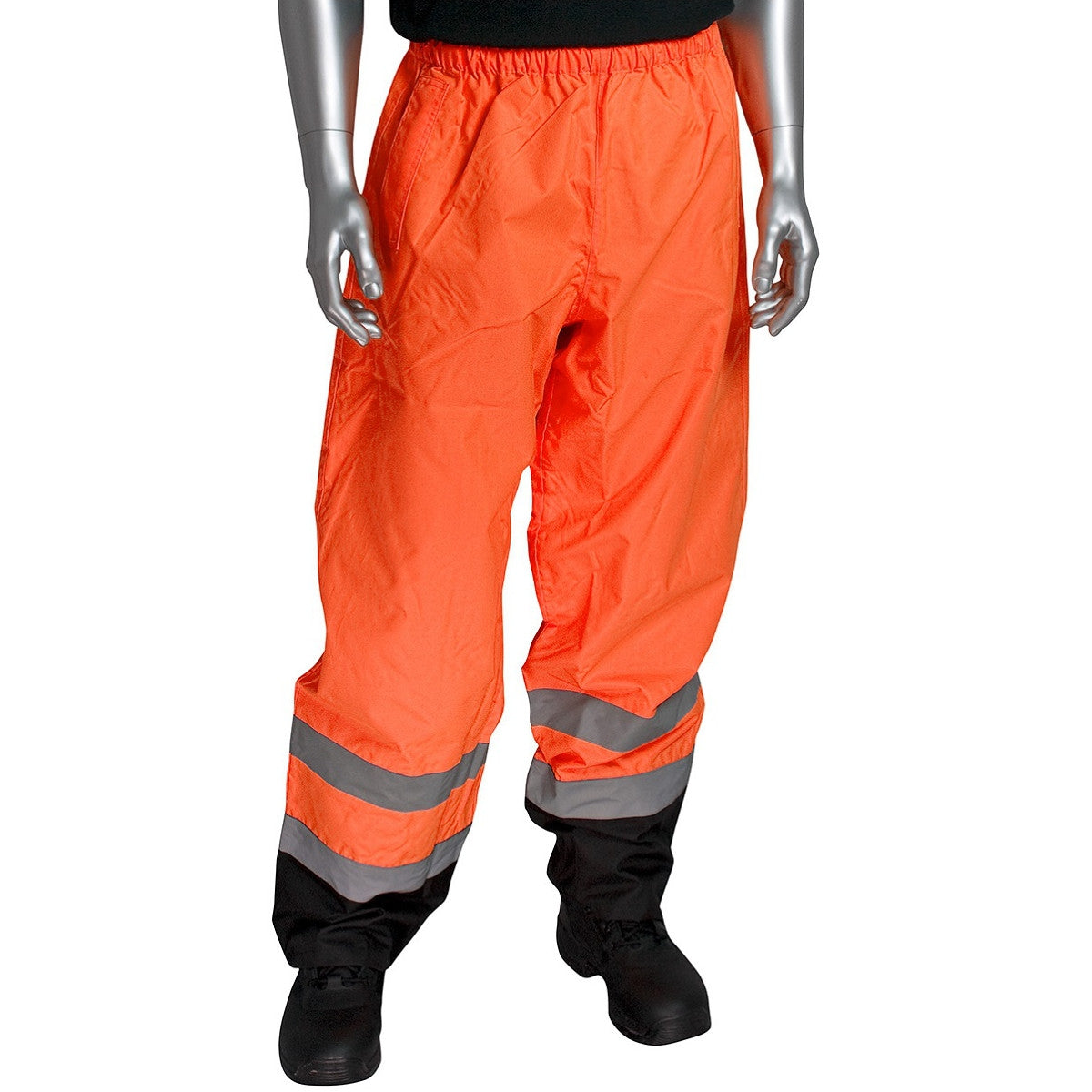 Orange Safety Pants - PIP - Waterproof Design