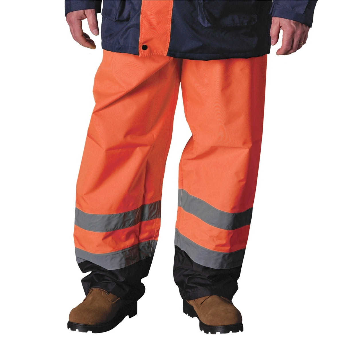 Orange Safety Pants - PIP - Waterproof Design