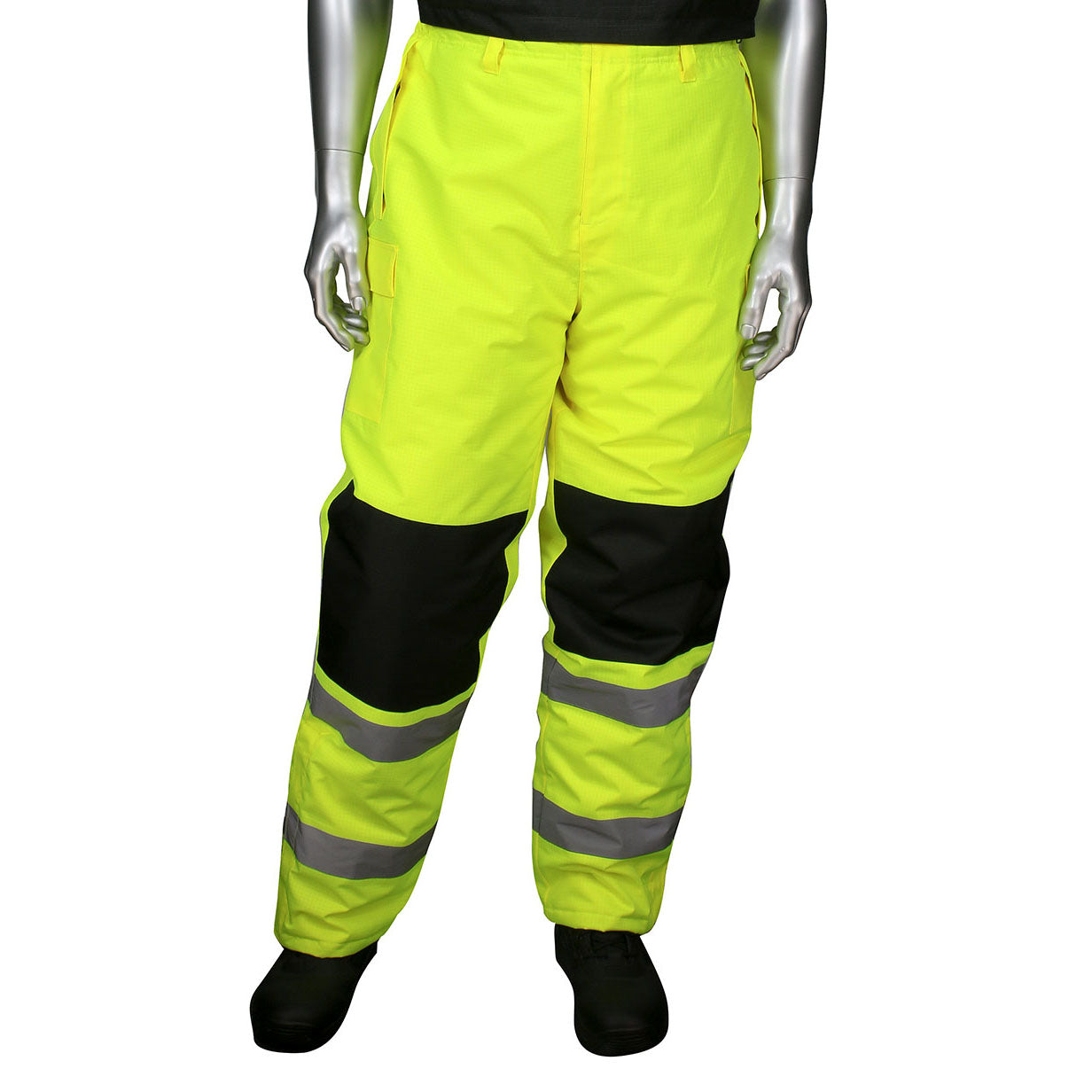 Yellow/Lime Rain Pants - PIP - Insulated Bib