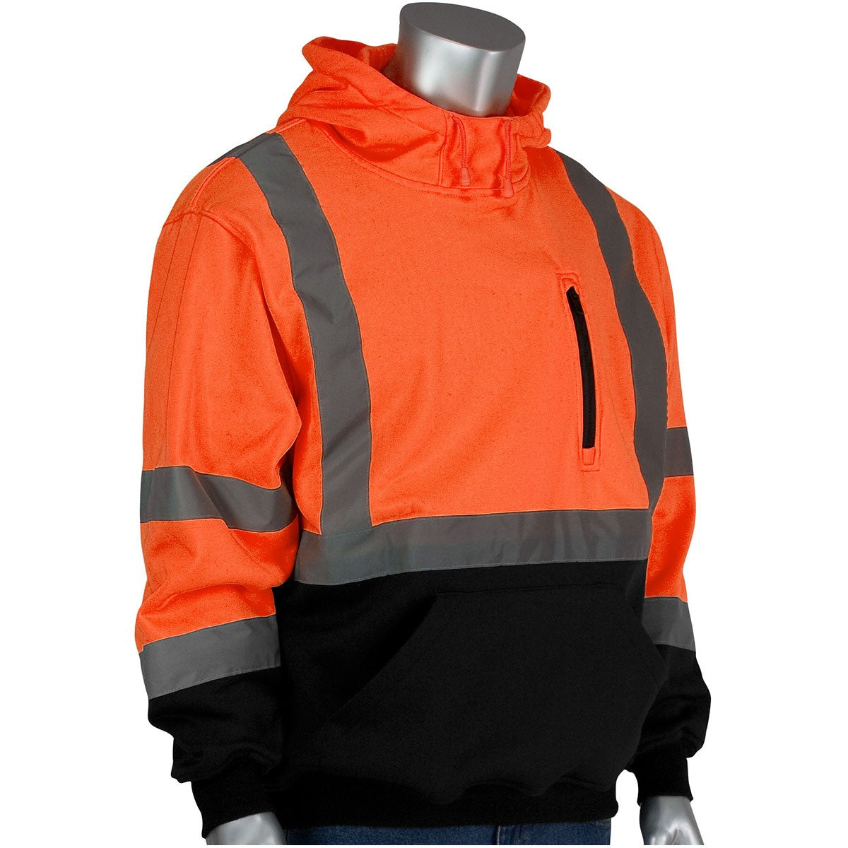 Yellow/Lime Safety Sweatshirts - PIP - Reflective Fleece