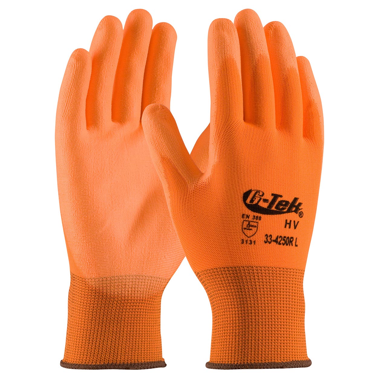 Polyurethane Coated Gloves - PIP - Hi-Visibility