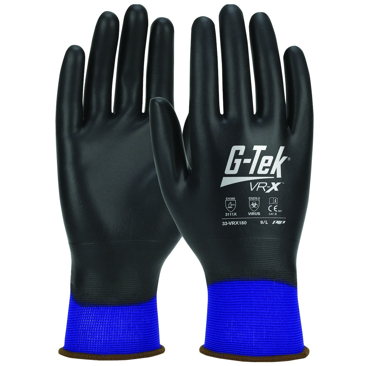 Polyurethane Protection String Knit Gloves - PIP - Liquid Proof
