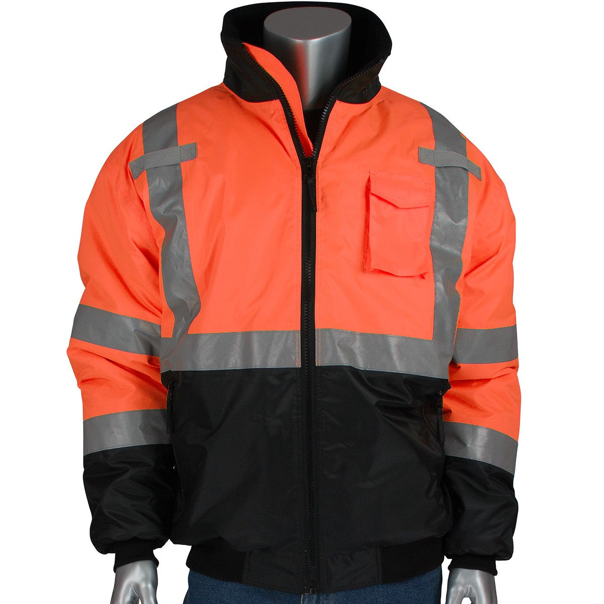 Yellow/Lime Safety Jacket - PIP - Waterproof Bomber