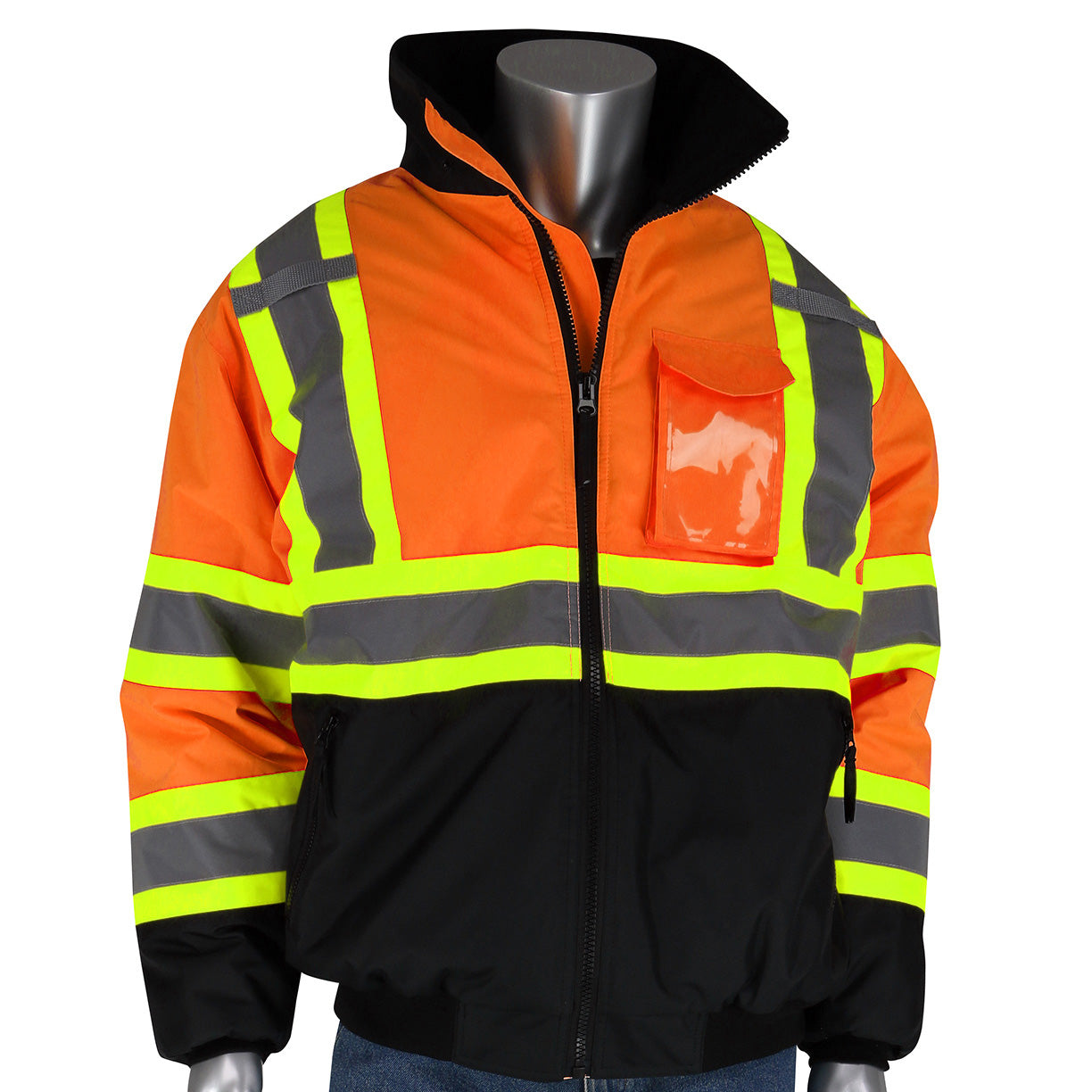 Yellow/Lime Safety Jacket - PIP - Waterproof Bomber