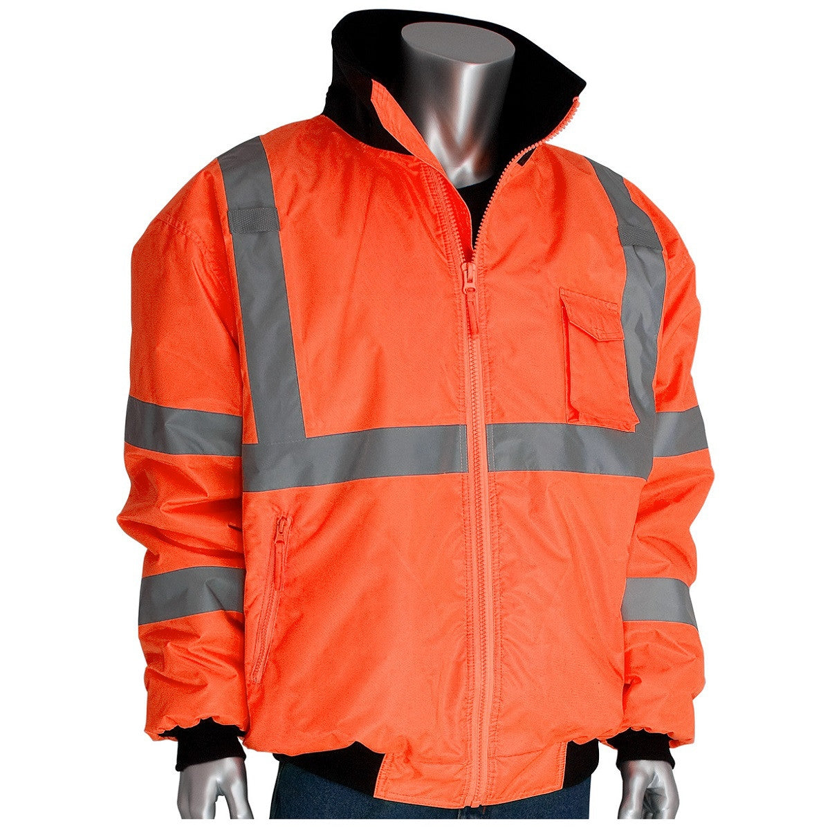 Yellow/Lime Safety Jackets - PIP - Waterproof Design
