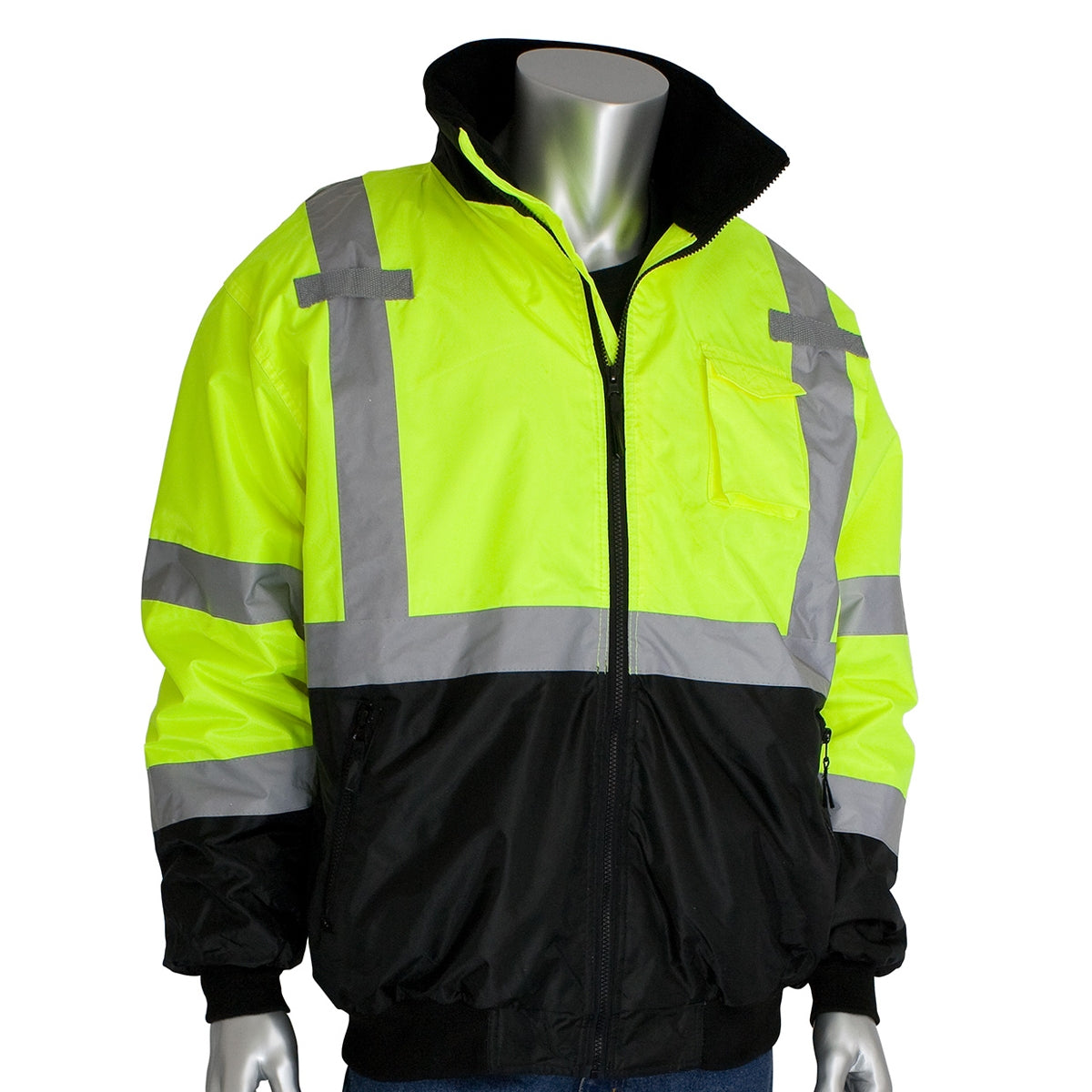 Yellow/Lime Safety Jackets - PIP - High Visibility