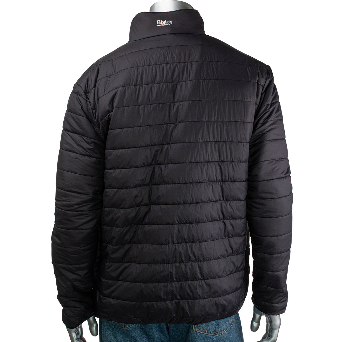 Yellow/Lime Safety Jacket - PIP - Reversible Puffer