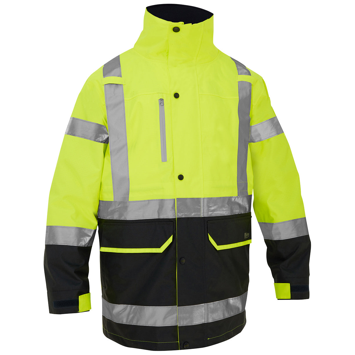 Yellow/Lime Safety Jacket - PIP - Waterproof Design