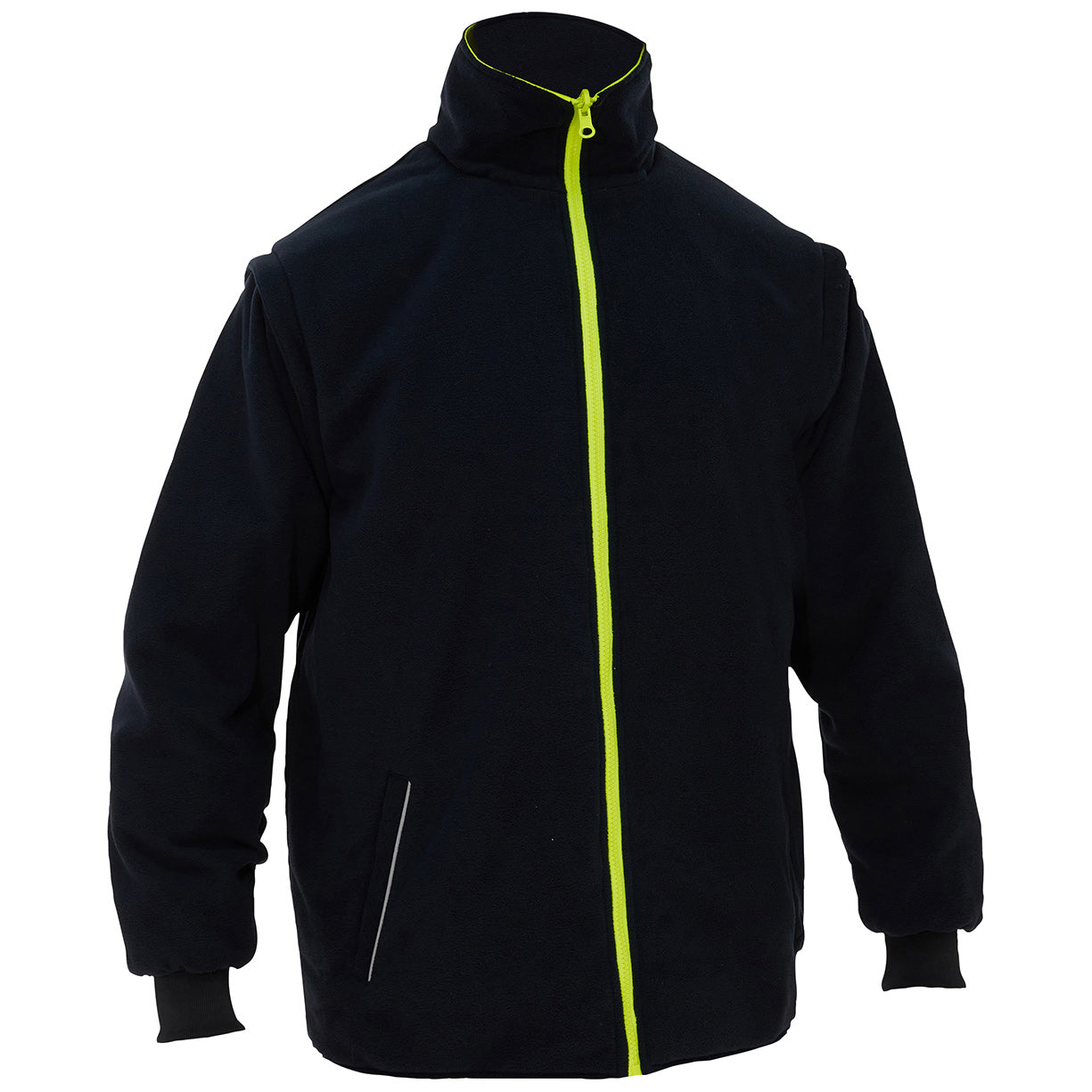 Yellow/Lime Safety Jacket - PIP - Waterproof Design