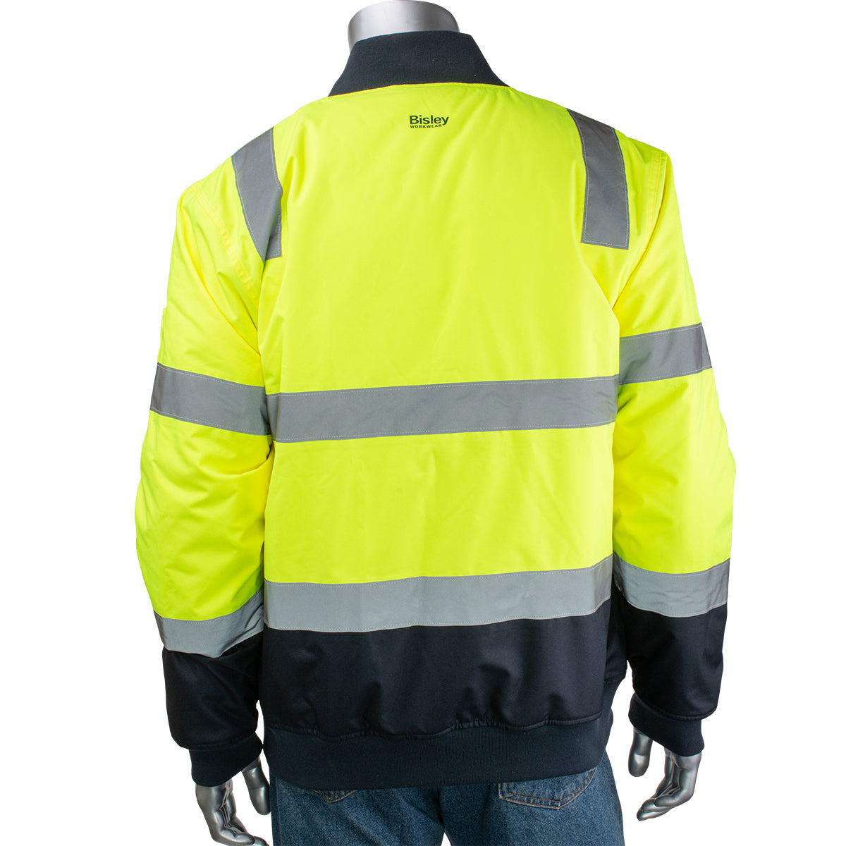 Yellow/Lime Safety Jackets | PIP | 333M6730T Bisley Type R Class 3 Bomber