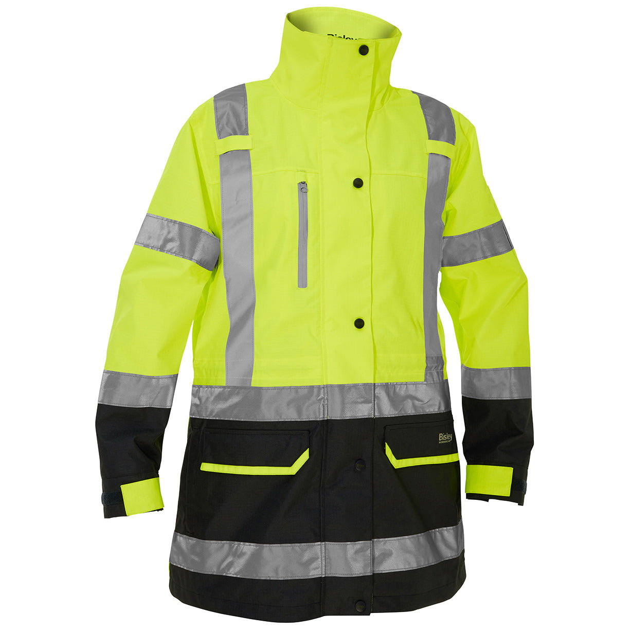 Yellow/Lime Safety Jacket - PIP - Waterproof Design