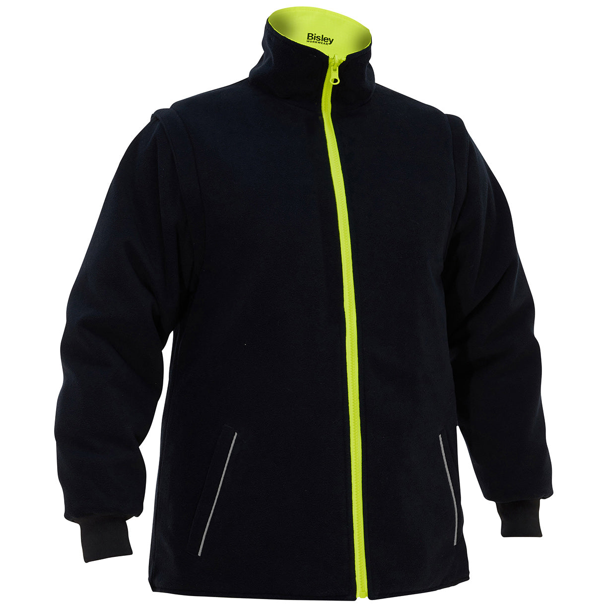 Yellow/Lime Safety Jacket - PIP - Waterproof Design