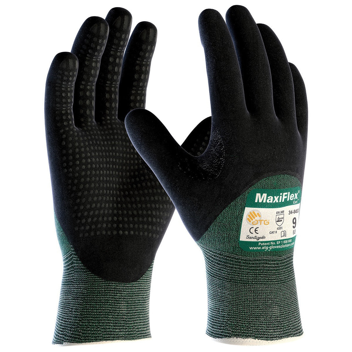 Green String Knit Gloves - PIP - Cut Resistant Comfort