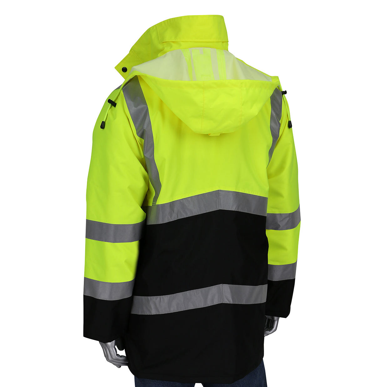Hi-Vis Yellow Jacket - PIP - Waterproof with Liner