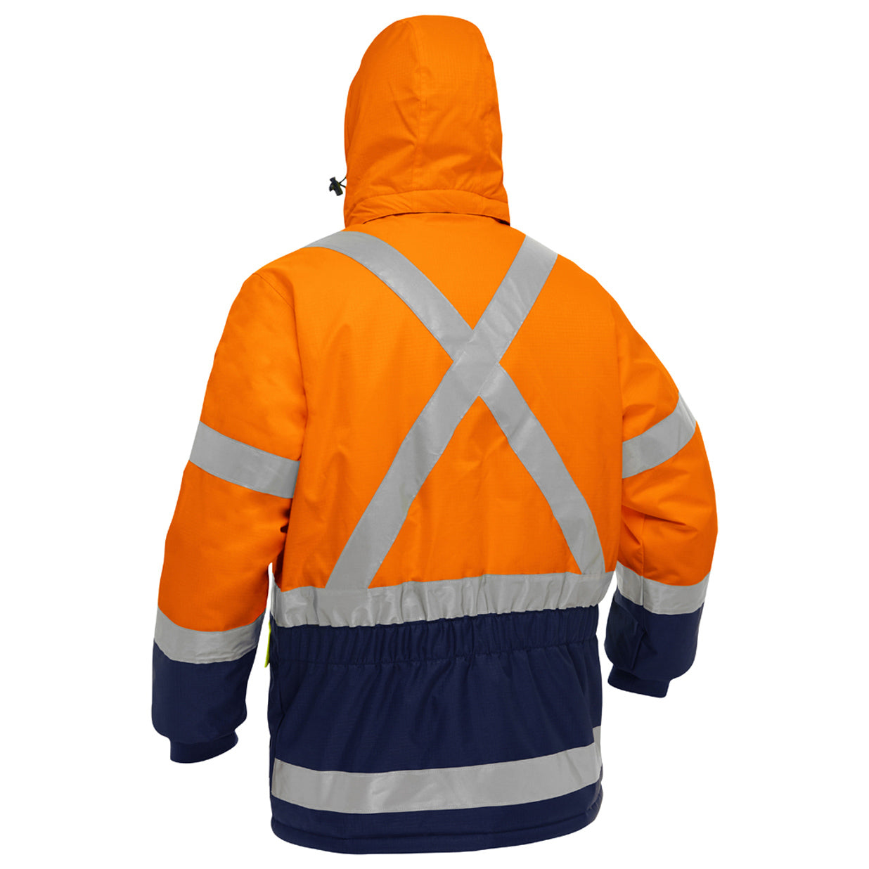 Orange/Navy Safety Jacket - PIP - Extreme Cold Protection