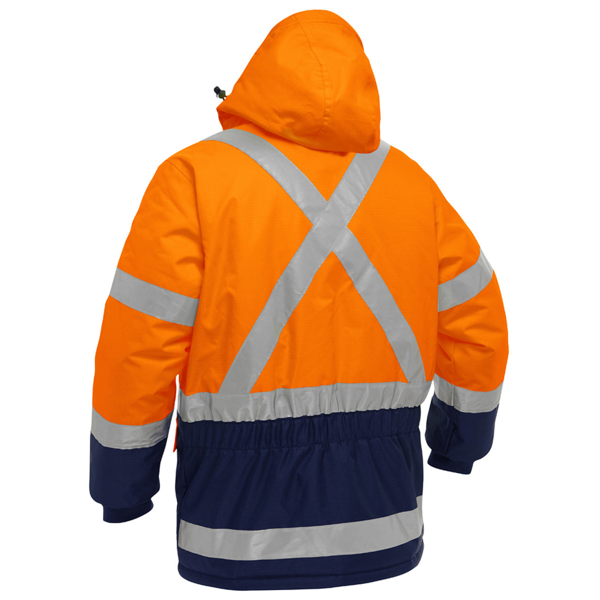 Orange/Navy Safety Jacket - PIP - Extreme Cold Protection