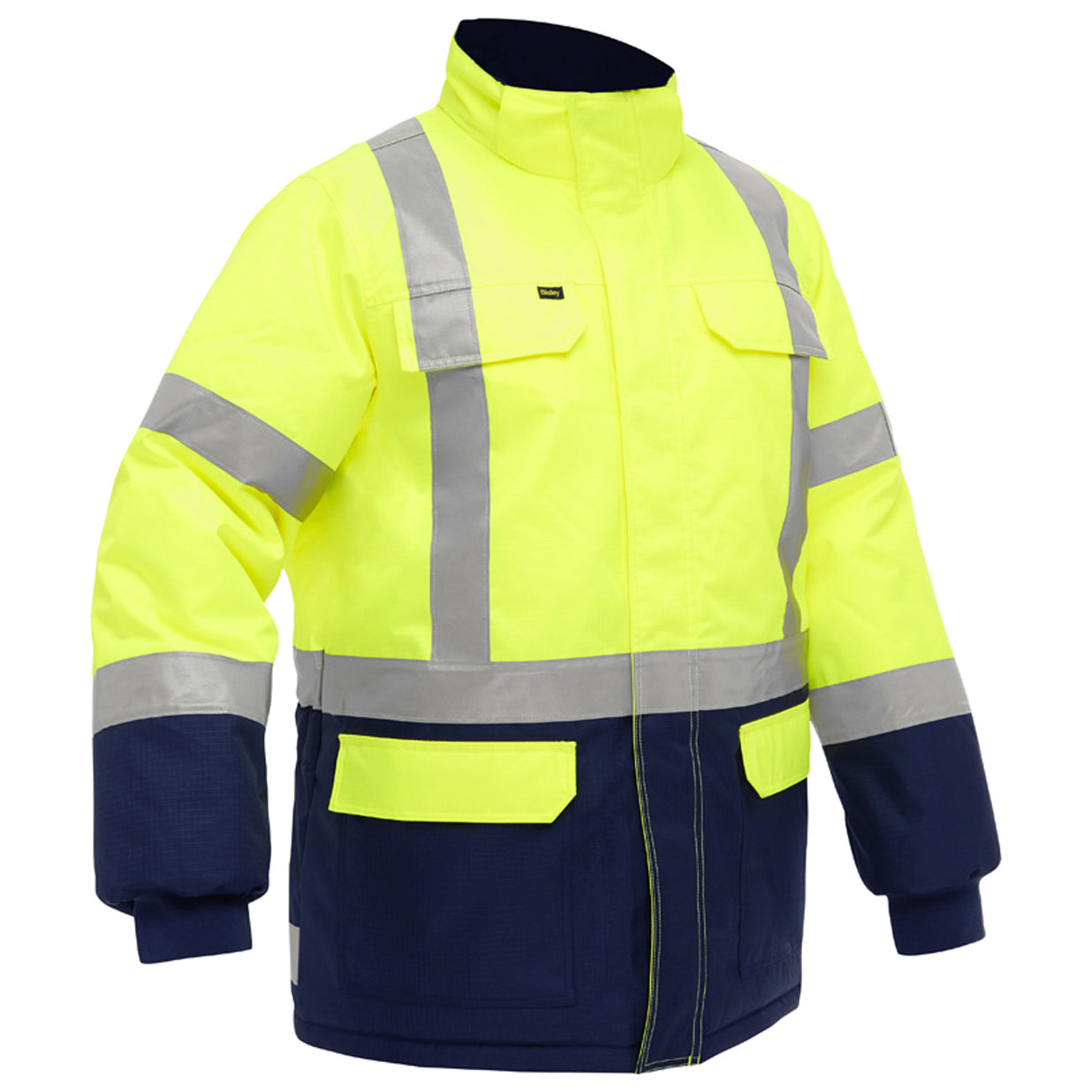 Orange/Navy Safety Jacket - PIP - Extreme Cold Protection