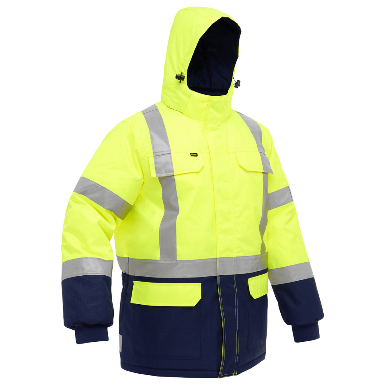 Orange/Navy Safety Jacket - PIP - Extreme Cold Protection