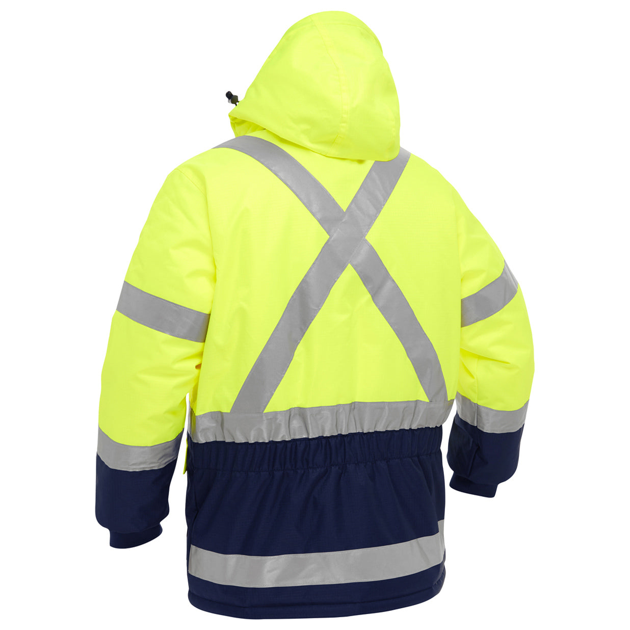 Orange/Navy Safety Jacket - PIP - Extreme Cold Protection