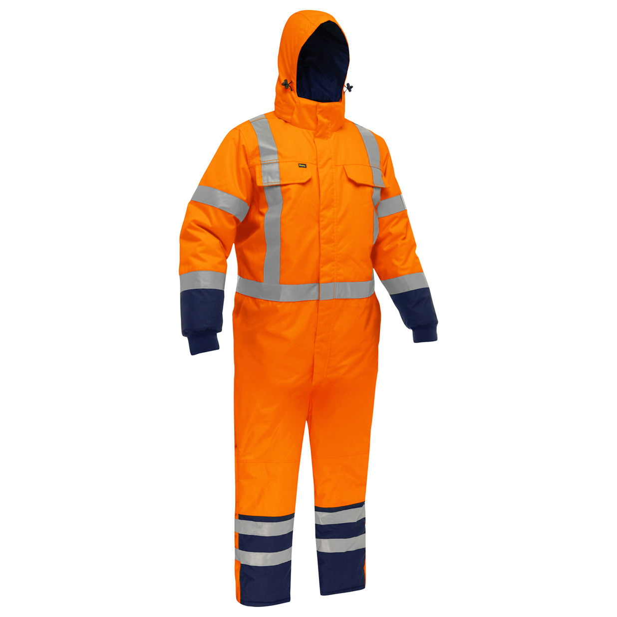Orange/Navy Coveralls - PIP - Extreme Cold Protection