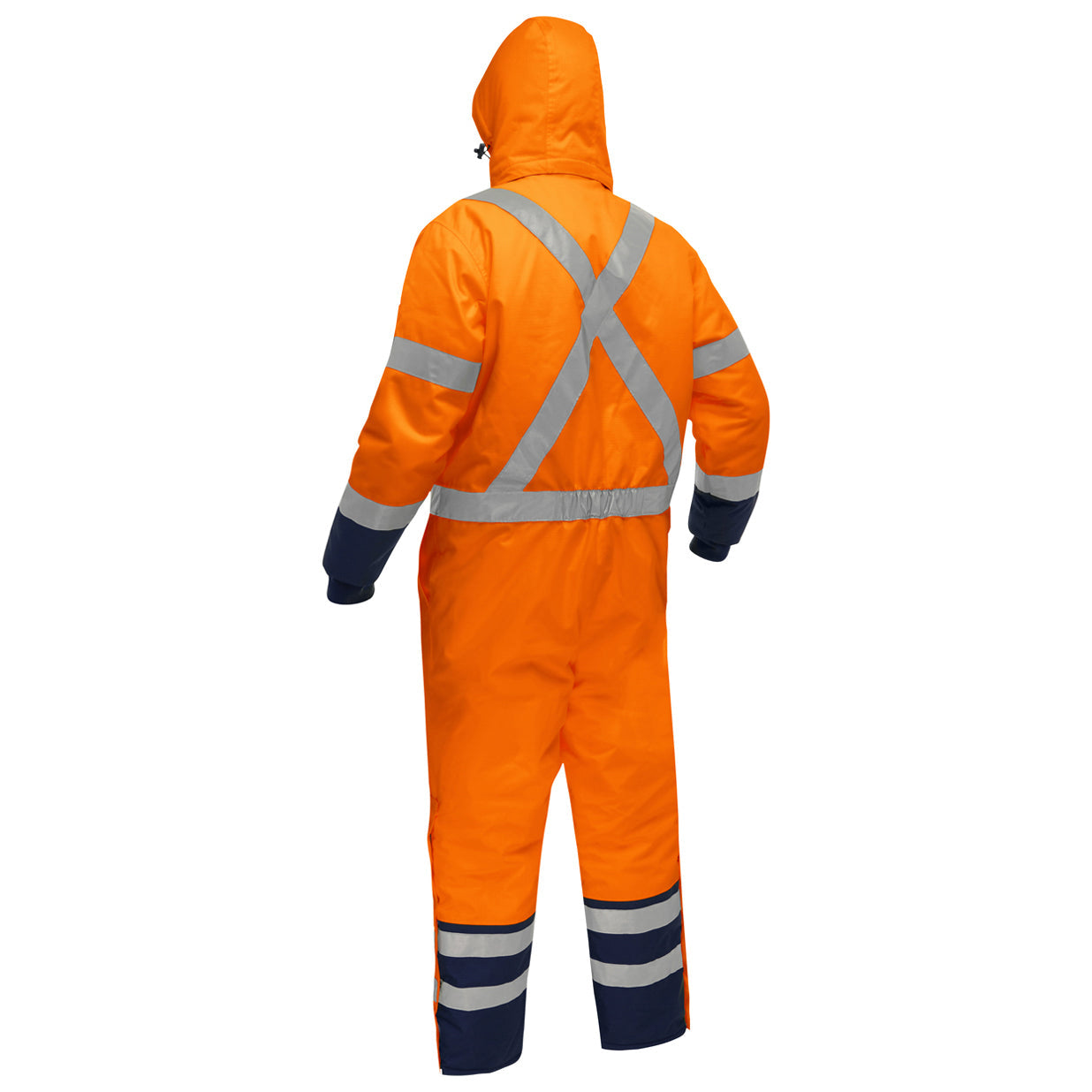 Orange/Navy Coveralls - PIP - Extreme Cold Protection
