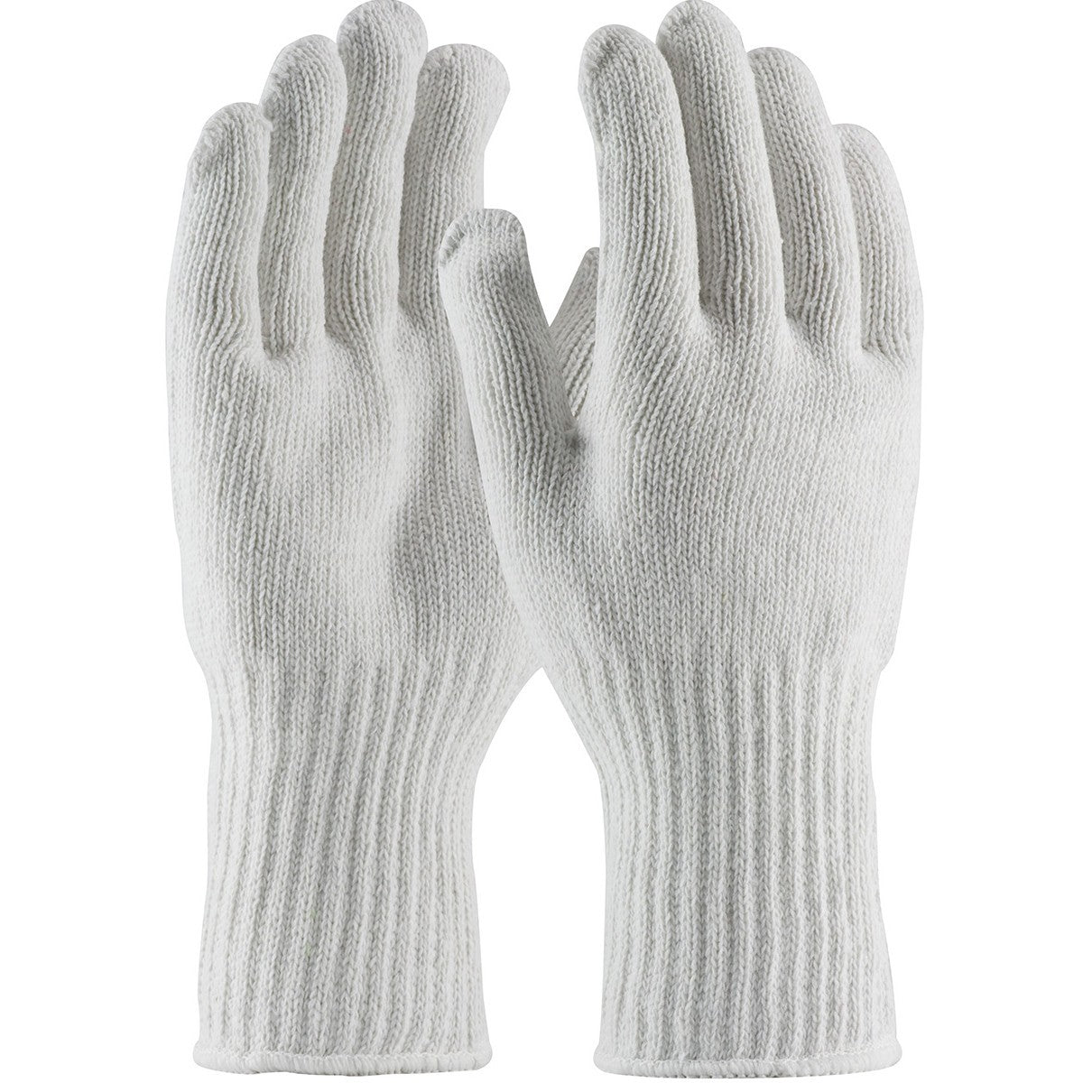 Extended Cuffs String Knit Gloves - PIP - Heavy Weight Cotton