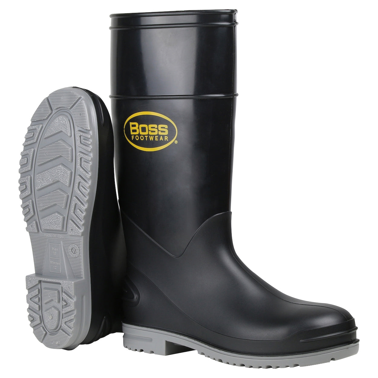 Black Work Boots - PIP - Waterproof and Comfortable