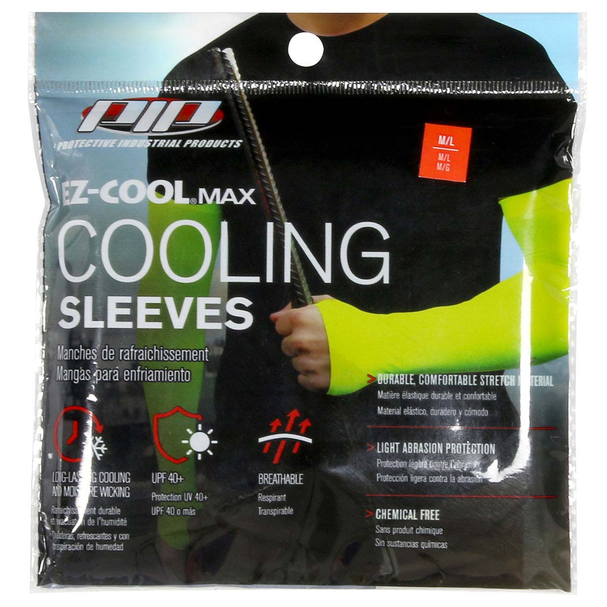 Black Cooling Sleeves - PIP - Evaporative Comfort