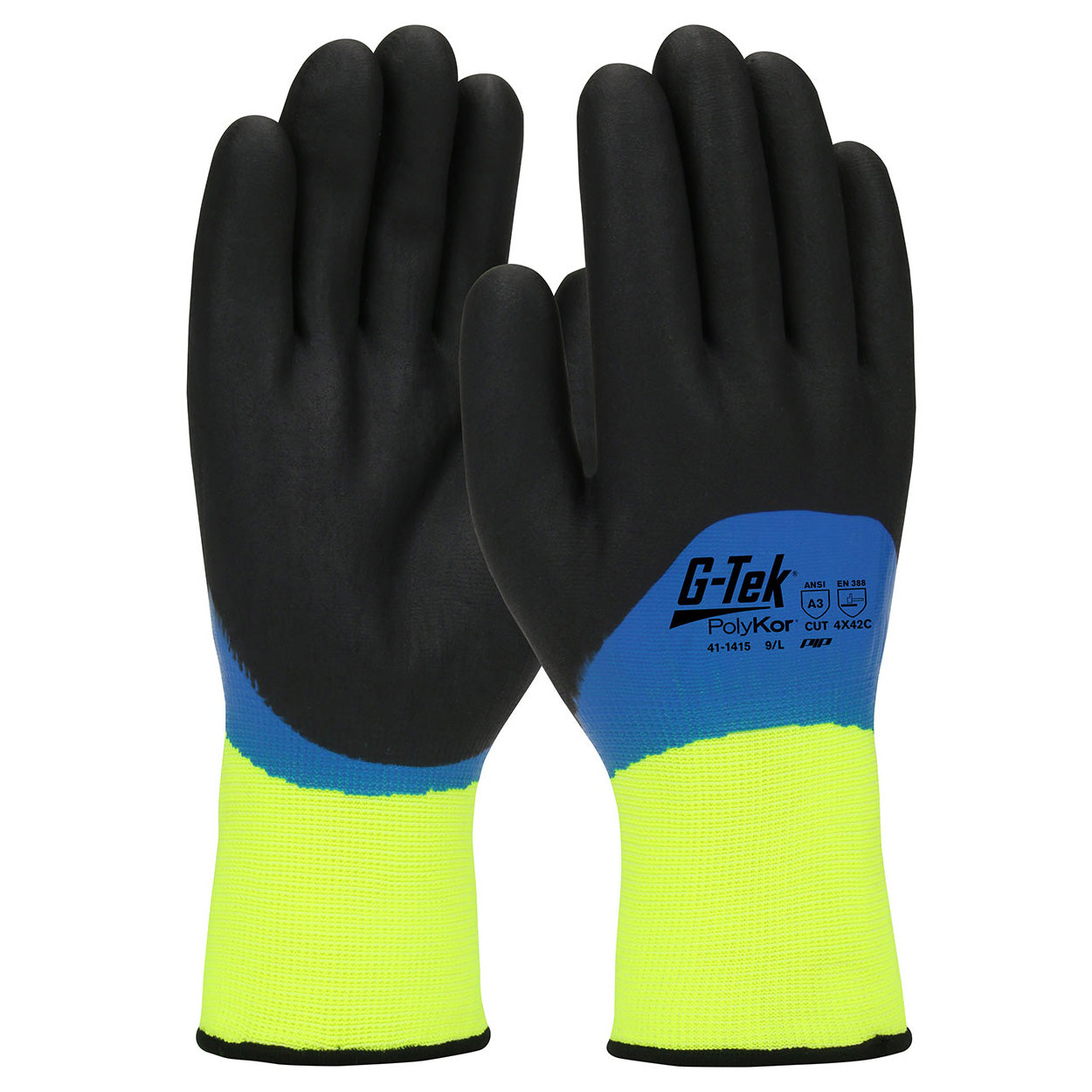 Double Dipped Nitrile Gloves - PIP - Foam Grip
