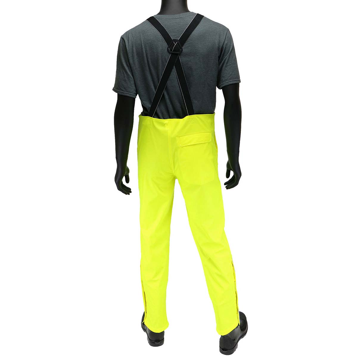 Yellow/Lime Rain Bibs - PIP - Waterproof Hi-Vis