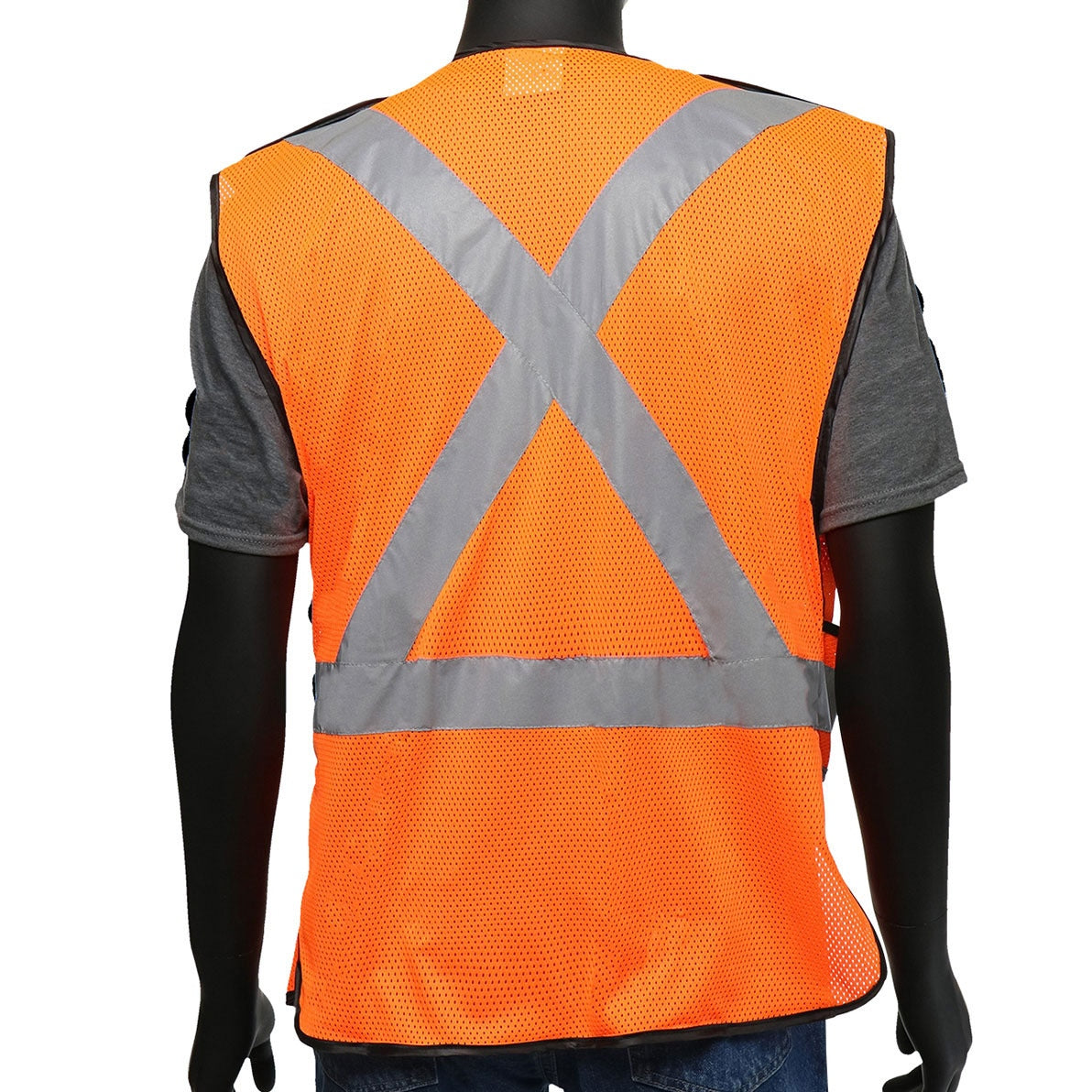 Hi-Vis Yellow Safety Vest - PIP - Breakaway Design