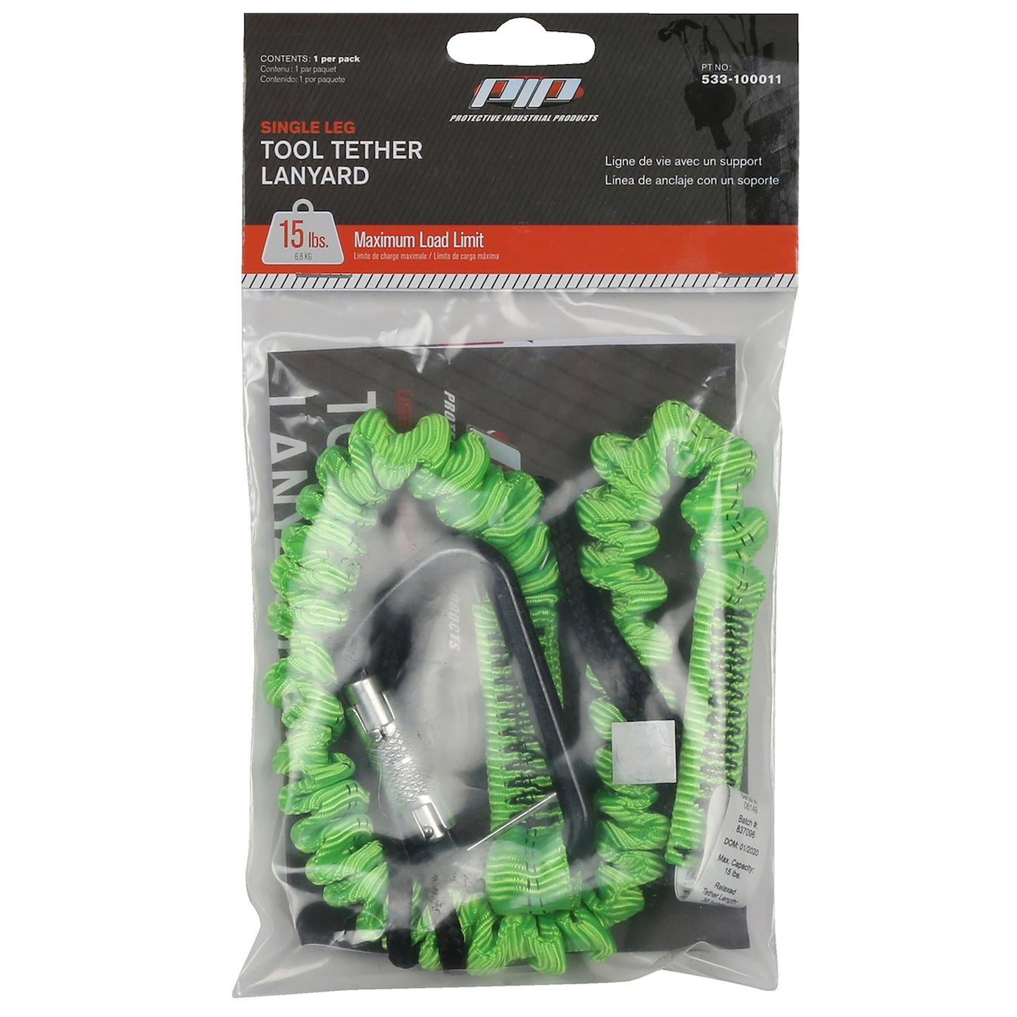 Green Lanyards - PIP - Durable Tool Tether