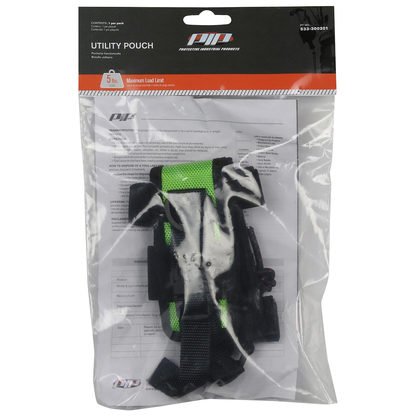 Black Tool Pouches - PIP - Versatile Utility Pouch