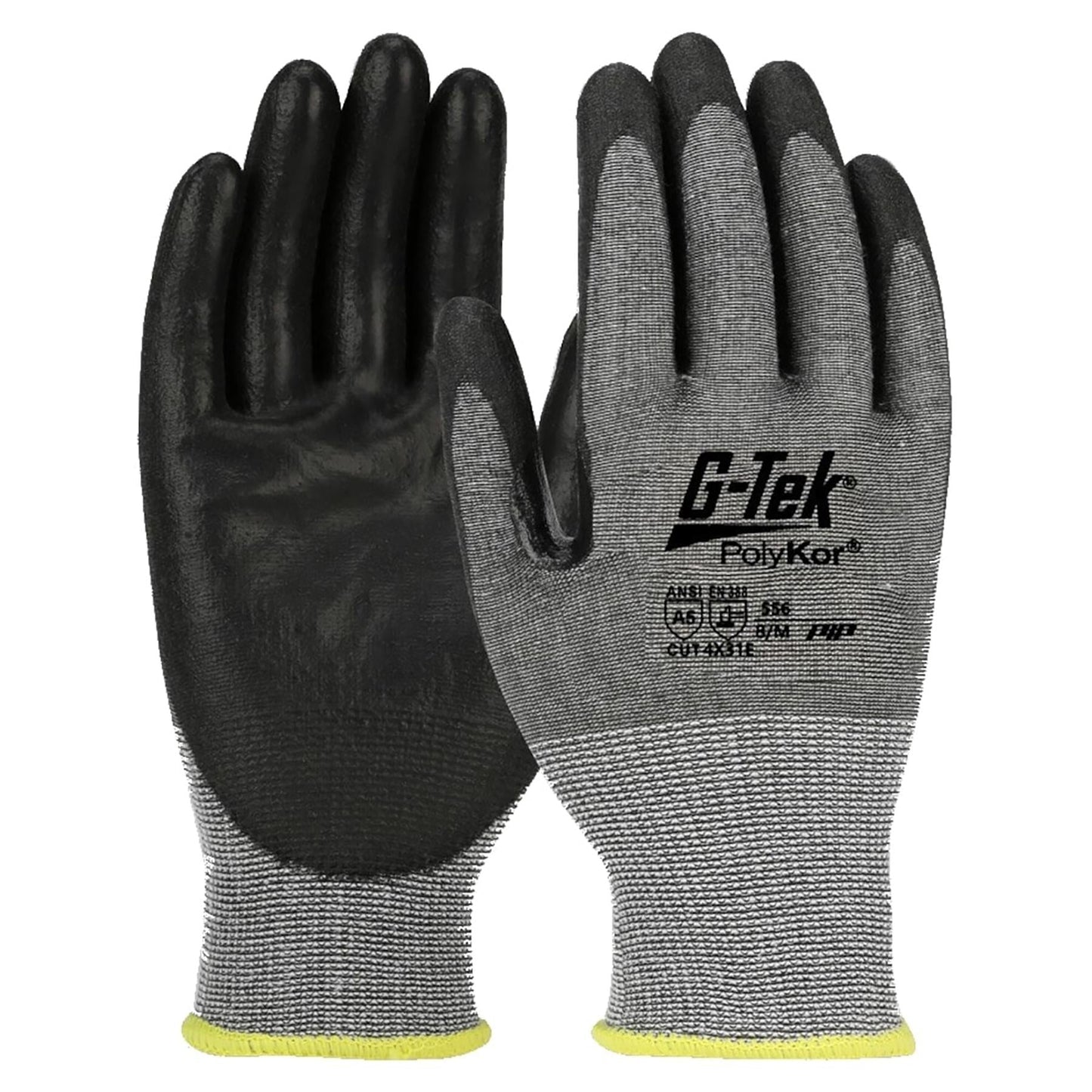 PU Coated Smooth Grip Gloves - PIP - Touchscreen Compatible