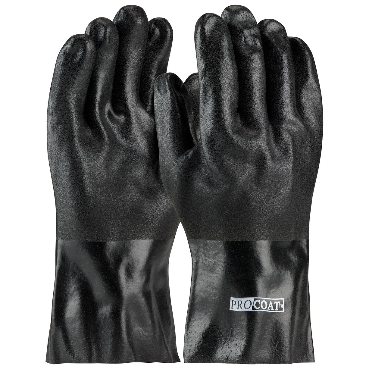 12" Rubber Gloves - PIP - Sandy Finish for Grip