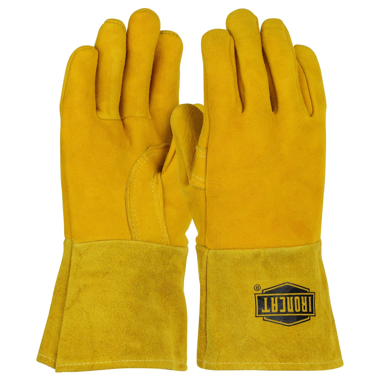Brown Leather Gloves - PIP - Durable Deerskin Design