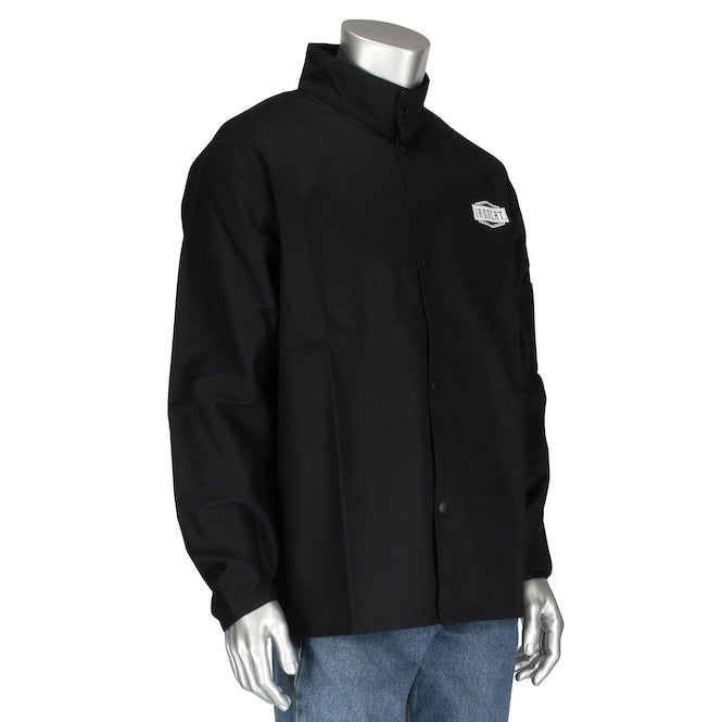 Green Welding Jackets - PIP - Fire-Resistant Cotton