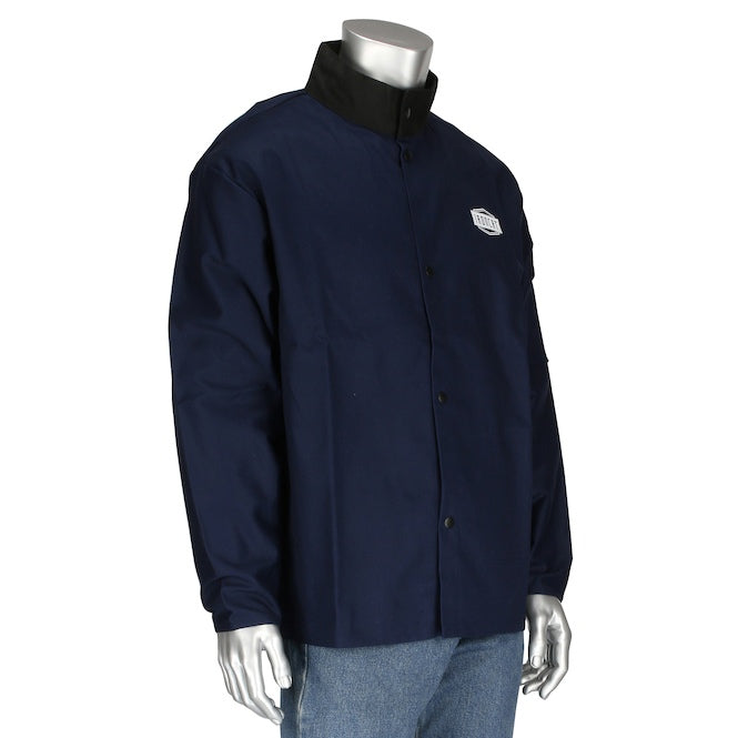 Green Welding Jackets - PIP - Fire-Resistant Cotton