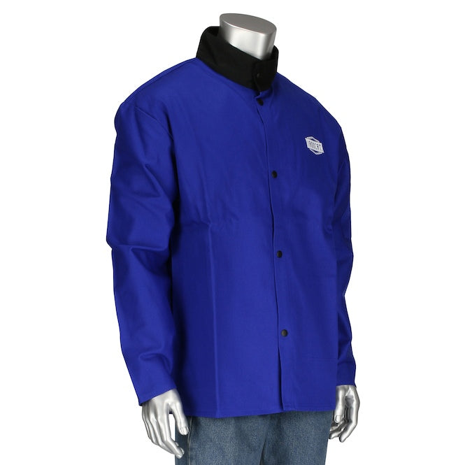 Green Welding Jackets - PIP - Fire-Resistant Cotton
