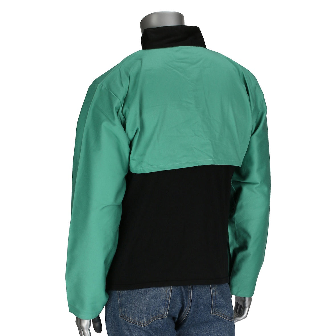 Green Welding Cape Sleeves - PIP - Flame Resistant