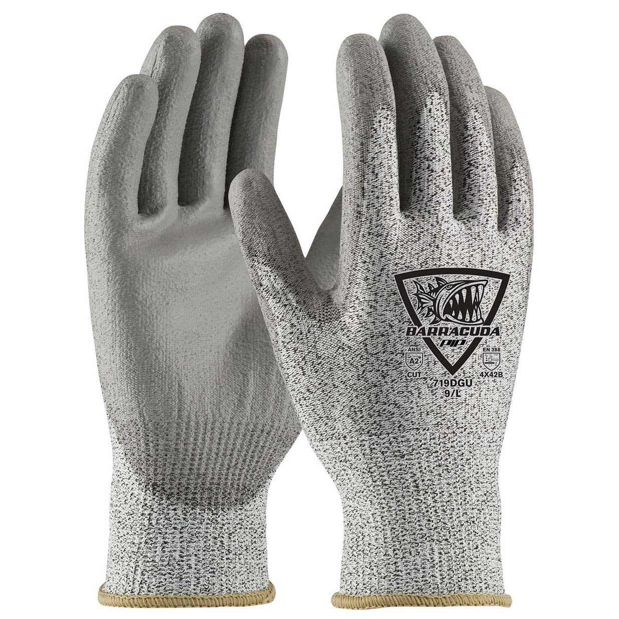 Polyurethane Coated Flat Grip Gloves - PIP - Seamless Design