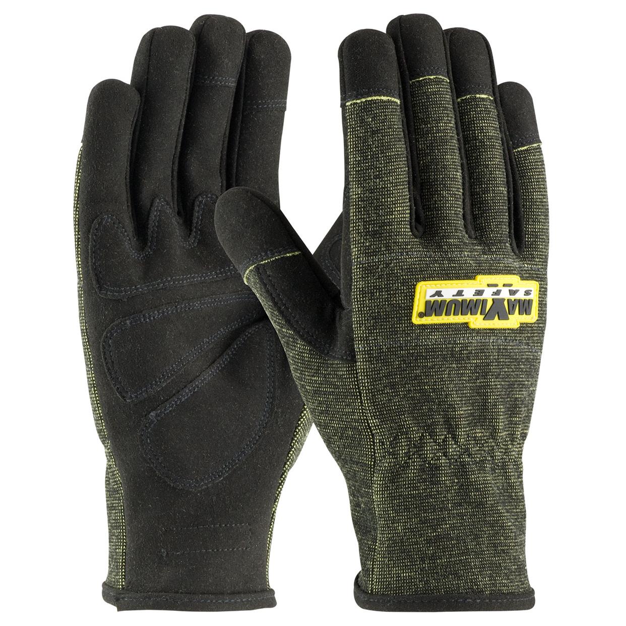 Black Leather Gloves - PIP - Heat Resistant
