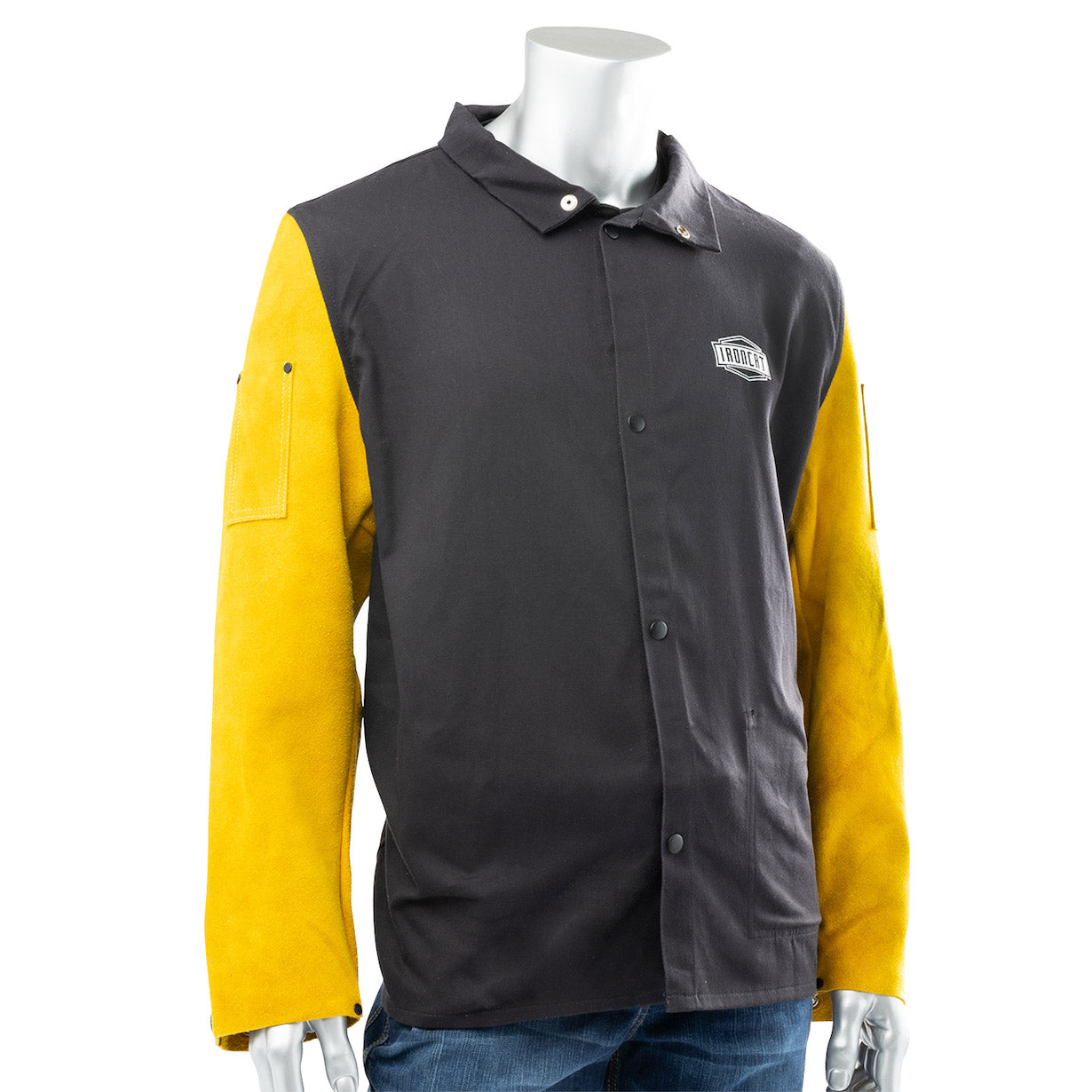 Black Welding Jacket - PIP - Flame Resistant