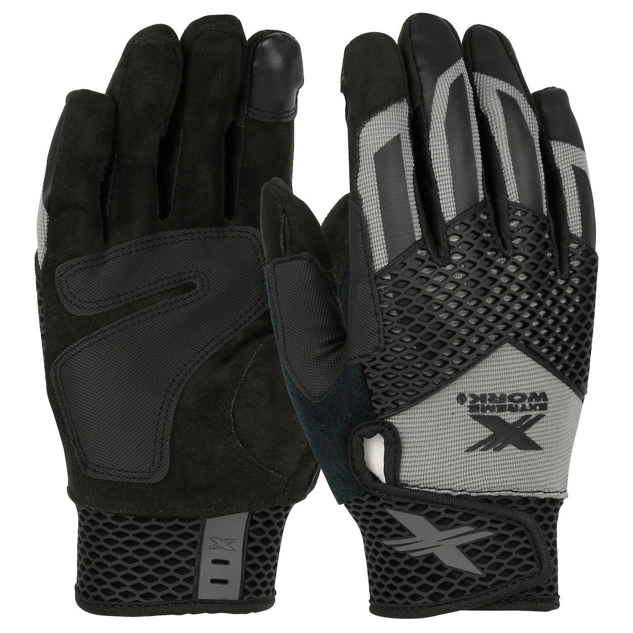 Red Performance Gloves - PIP - Tough Suede Palm